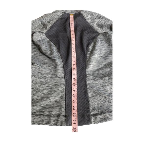 Eddie Bauer Gray Mock-Neck 1/4 Side Zip Pullover w/ Thumbholes M - Picture 8 of 15